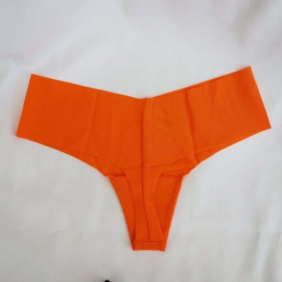 Victoria's Secret PINK 2-Pack NO-SHOW Thong Halloween Ghost Panties (S) NWT! - Picture 3 of 10